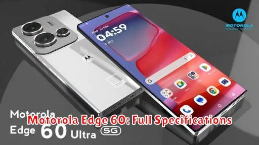 Motorola Edge 60: Full Specifications