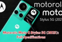 Motorola Moto G Stylus 5G (2025): Full Specifications