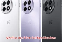 OnePlus Ace 5 Pro: Full Specifications