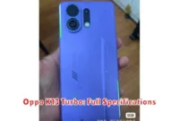 Oppo K13 Turbo: Full Specifications