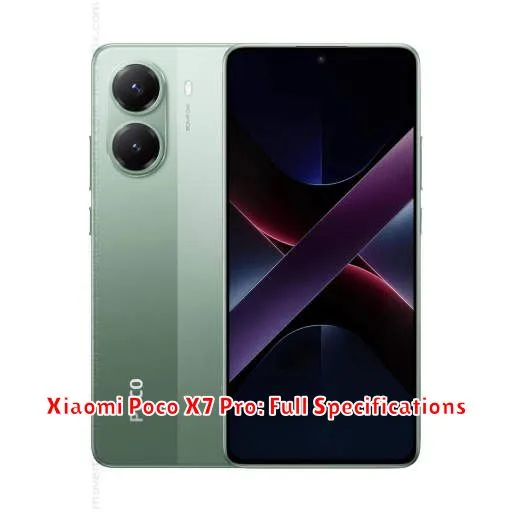 Xiaomi Poco X7 Pro: Full Specifications