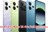 Xiaomi Redmi Note 14 4G: Full Specifications