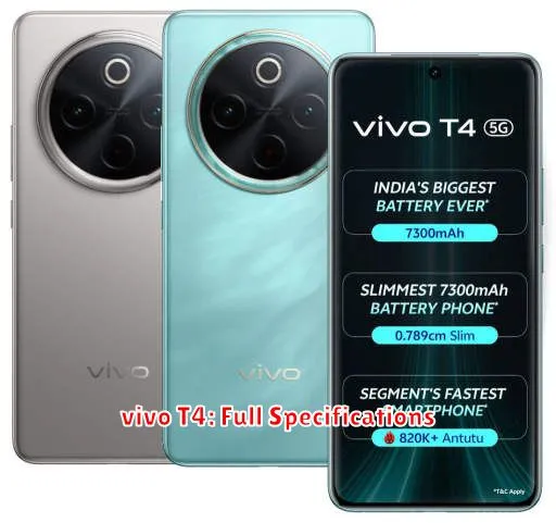 vivo T4: Full Specifications