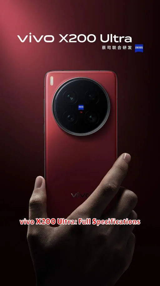 vivo X200 Ultra: Full Specifications